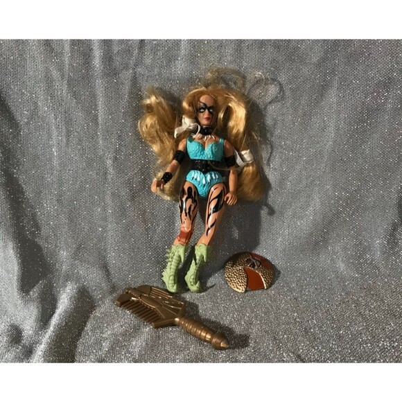 Vintage 1984 Galoob Gold Girl Action Figure Wild One Lot 80s Retro Nostalgia - Picture 1 of 4